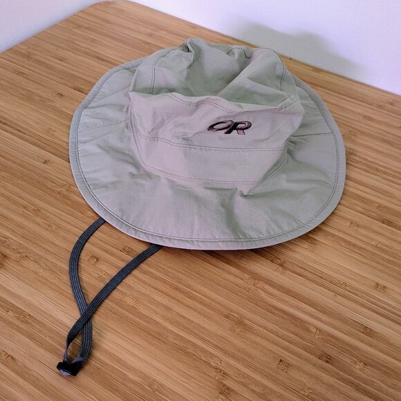NWOT Outdoor Research Beige Rain Hat – Unisex Size Medium - Picture 1 of 1
